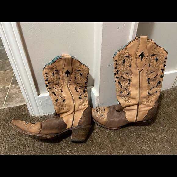 Cowboy boots womens size 10 - Picture 1 of 3